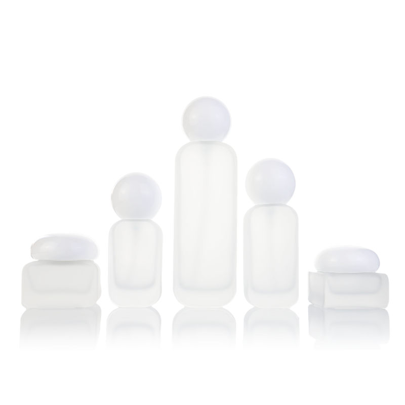 Square Glass Bottles Factory - 30ml-120ml Frosted Cream Lotion Spray Bottles