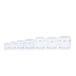 Plastic Cream Jars Supplier - 50g-250g White PP Plastic Facial Cream Jars