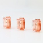 Glass Cosmetic Jars Manufacturer - 5ml-100ml Round Pink Cream Jars