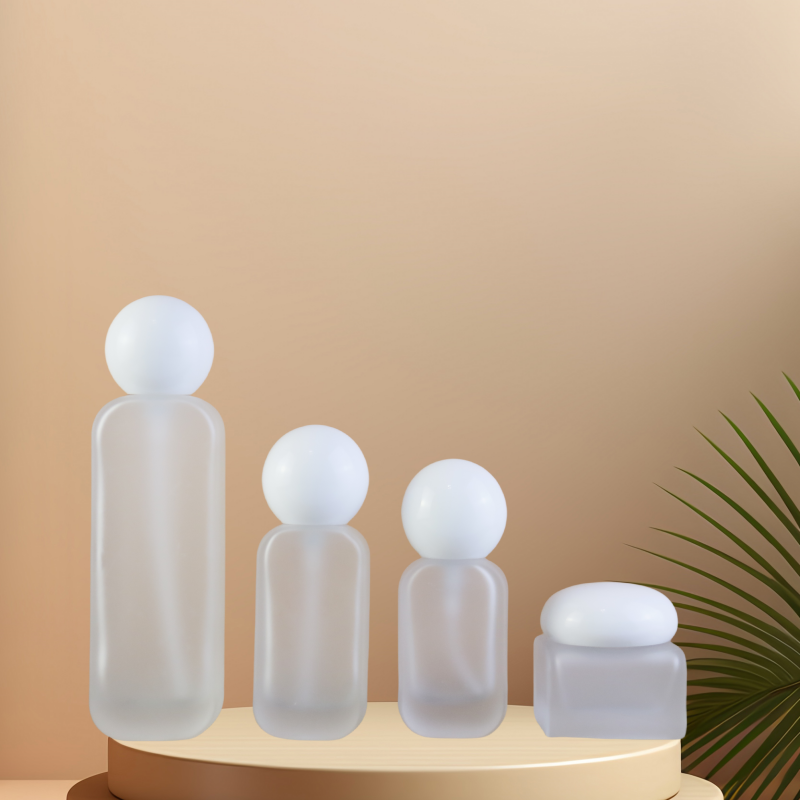 Square Perfume Bottles Manufacturer - 15ml-50ml Frosted Glass Pump Bottles