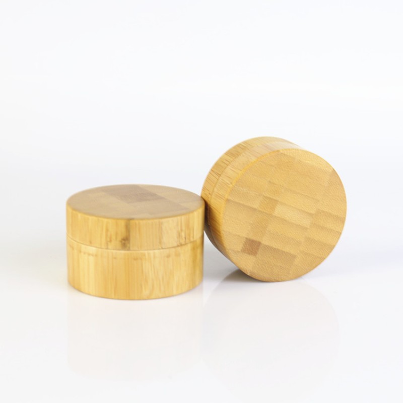 Bamboo Cream Jar Supplier - 10g-100g Bamboo Shell Jar with PP Inner