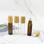 竹盖玻璃瓶生产厂家 - 环保5ml-10ml滚珠瓶