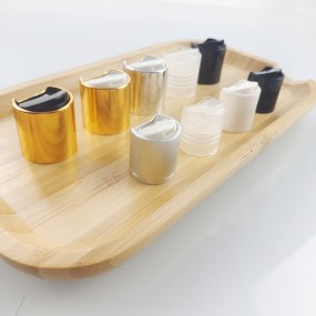 Plastic Bottle Cap Supplier - 20/410-28/410 Twist Top Gold Disc Cap