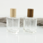 玻璃香水瓶供应商 - 可定制30ml-50ml木盖现代瓶