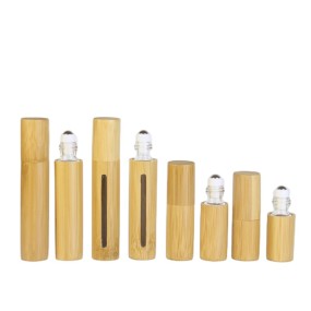 Bamboo Roll On Bottles Factory - 5ml-10ml Essential Oil Perfume Bottles
