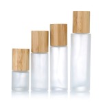 竹制喷雾瓶供应商 - 20ml-120ml带盖竹泵瓶