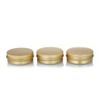 Aluminum Cosmetic Jars Supplier - 5ml-200ml Round Screw Cap Matte Jars