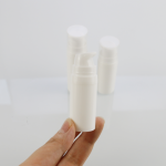 真空面霜瓶厂家 - 5ml-15ml白色塑料旅行泵瓶
