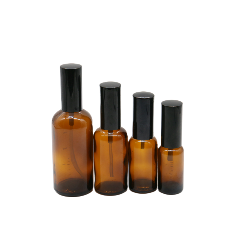 Glass Spray Bottles Manufacturer - 5ml-100ml Amber Fine Mist Cosmetic Bottles