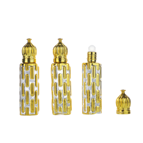 Gold Roll On Bottles Factory - 10ml Arabian Oud Essential Oil Bottles