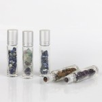 宝石滚珠瓶厂家 - 10ml玉石滚珠玻璃瓶