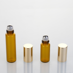 棕色玻璃滚珠瓶生产厂家 - 1ml-10ml精油滚珠瓶