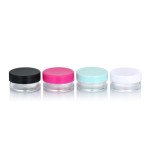 Plastic Cream Jars Supplier - 3g-20g Body Butter Balm Jars with Colorful Lid