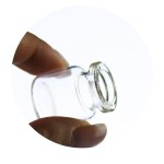 迷你玻璃瓶生产厂家 - 5ml-60ml透明许愿瓶带软木塞