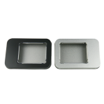 Metal Tin Jar Supplier - 5g-20g Rectangle Candy Gum Tin with Window