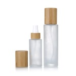 竹制喷雾瓶供应商 - 20ml-120ml带盖竹泵瓶