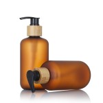 塑料乳液瓶厂家 - 150ml-500ml哑光琥珀洗发水瓶
