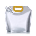 饮料水袋生产厂家 - 可定制1L-10L带把手嘴袋