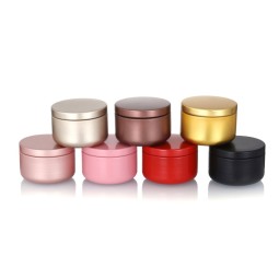 Metal Tin Jars Manufacturer - 50ml Round Candy Coffee Tea Container