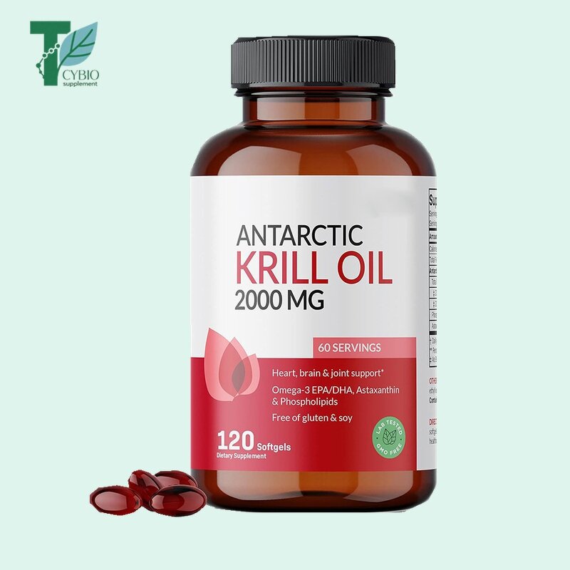 Antarctic Krill Oil Manufacturer - 2000mg Softgels with Omega-3 for Immune & Joint Support