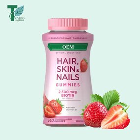 Vitamin C Gummies Manufacturer - Private Label Strawberry Lemon Blueberry Flavors