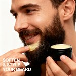 Herbal Beard Balm Manufacturer - Argan Oil & Beeswax Formula, Medium Hold & Moisturizing