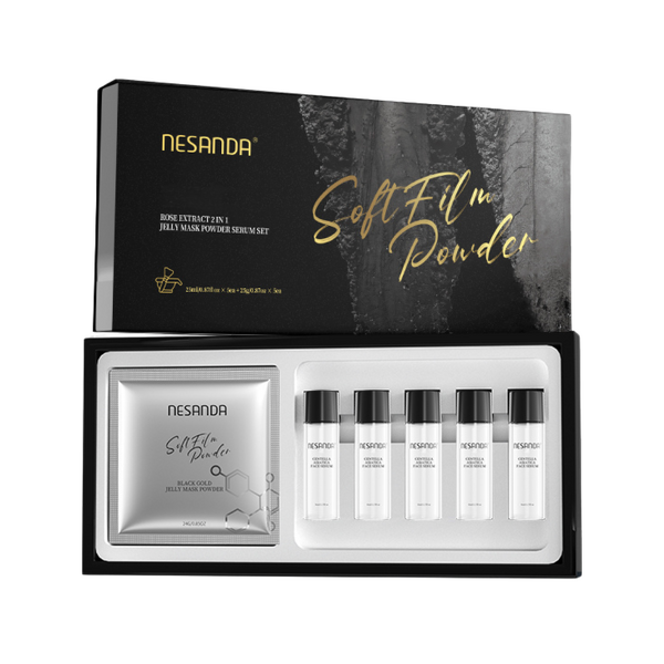 Vitamin C Face Mask Set Manufacturer - Anti-Wrinkle Whitening Moisturizing Powder with Exfoliating Serum