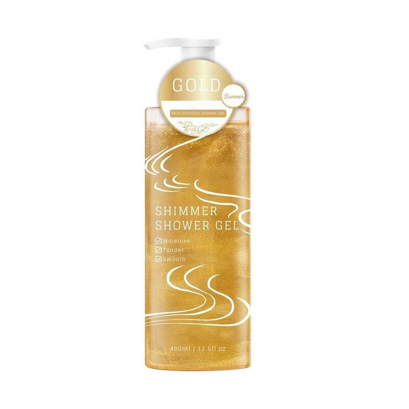 Private Label Body Wash Manufacturer - 400ml Pineapple Exfoliating & Moisturizing Gel for Dry or Sensitive Skin