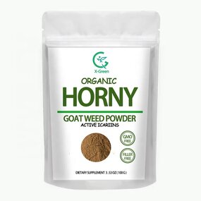 Horny Goat Weed Powder Manufacturer - Organic Pure Extract with Icariins for Energy & Immune Support