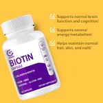 Biotin Vitamins Manufacturer - 25000mcg Hair Growth Supplement with Collagen & Keratin for Women & Men