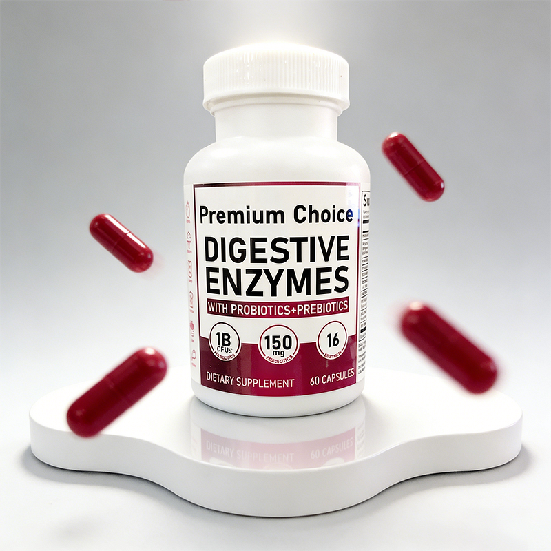 Organic Vegan Enzymes Capsules Manufacturer - Private Label Digestive Probiotic Herbal Supplements