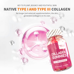 Collagen Gummy Candy Manufacturer - Private Label Strawberry Flavor with Glutathione for Women