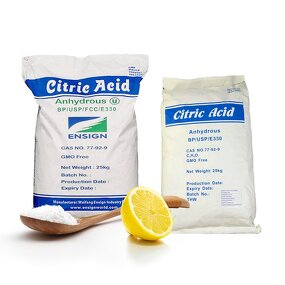 Citric Acid Monohydrate Manufacturer - Food Grade 50% BP93, 8-40 Mesh, USA Warehouse Stock