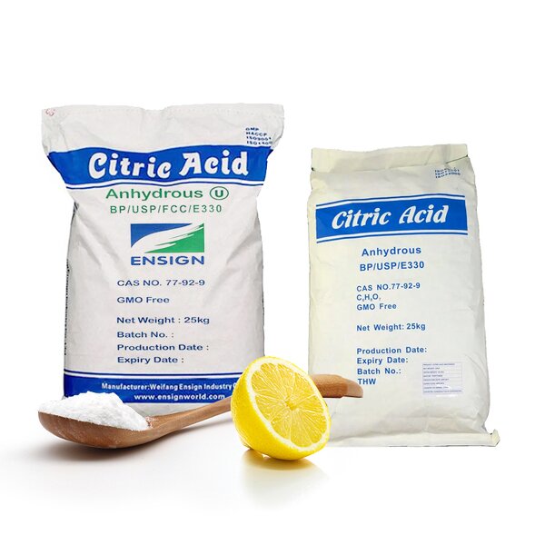 Citric Acid Monohydrate Manufacturer - Food Grade 50% BP93, 8-40 Mesh, USA Warehouse Stock