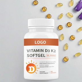 Calcium Vitamin D3 & K2 Softgel Manufacturer - OEM Private Label for Bone Health & Density