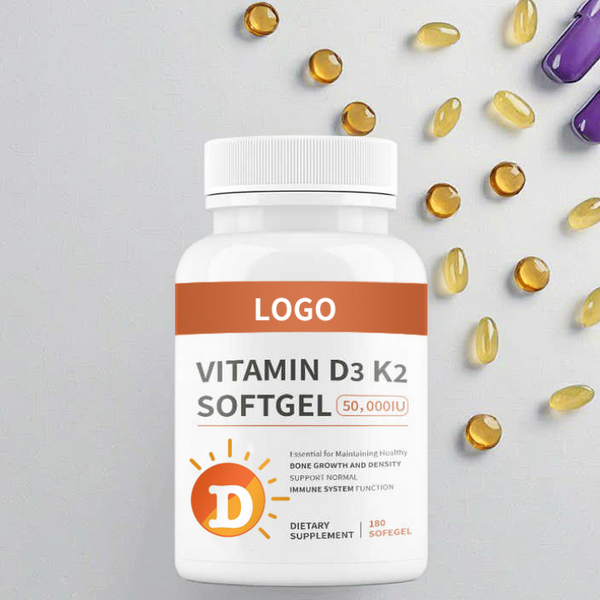 Calcium Vitamin D3 & K2 Softgel Manufacturer - OEM Private Label for Bone Health & Density