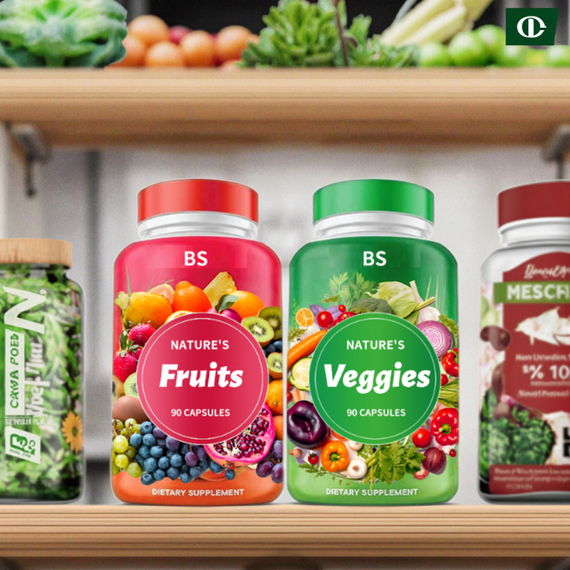 Organic Fruit & Vegetable Capsules Manufacturer - Immunity & Energy Supplement for Women & Adults