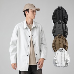 Waterproof Shirts Factory - Unisex Outdoor Climbing Fishing Button Zip Closure Mesh Lined