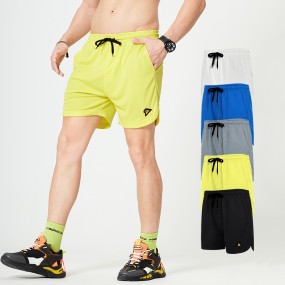 Gym Shorts Supplier - Custom Men's Bright Colors Polyester Mesh Jogging Above Knee Shorts