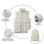 Sleeveless Puffer Coat Manufacturer - High Quality Unisex Duck's Down Filled Personalized Waistcoat