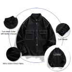 Casual Shirts Manufacturer - Spring Smart Cotton Chino Washed Leisure Full Sleeve Custom Logo
