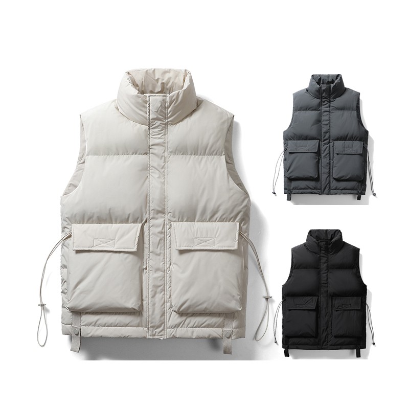 Puffer Vest Supplier - Men's Latest Duck's Down Lightweight Sleeveless Puffer Coat Custom