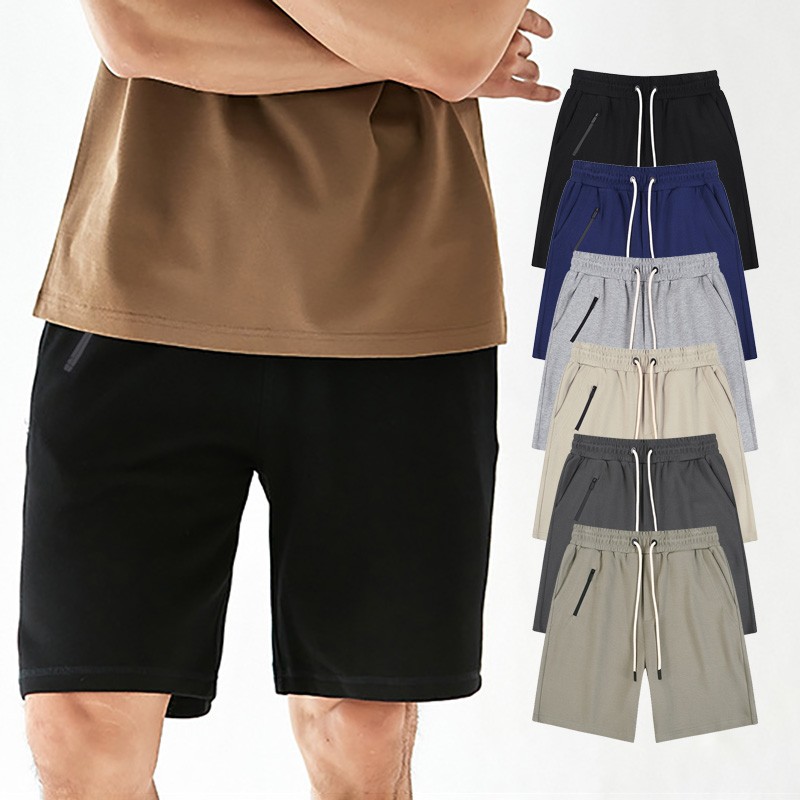 Summer Shorts Supplier - Premium Twill Knit Short Pants Men Luxury French Terry Shorts Custom