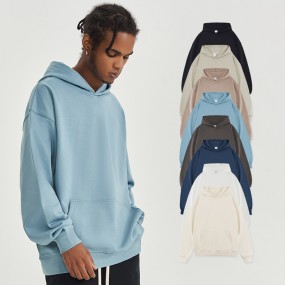 Plus Size Hoodies Factory - Men's 450gsm Heavyweight French Terry Autumn Street Wear Hoodie