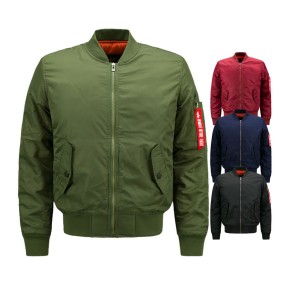 Flight Jacket Supplier - 2022 High Quality Unisex Baseball Bomber Pilot Jackets Plus Size