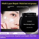 Black Bandage Essence Night Cream for Women - Anti-Aging Brightening Hydrating Moisturizing Repair