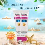 Kojic Acid Sunscreen Manufacturer - UVA UVB Protection, Non-Sticky & Lightening