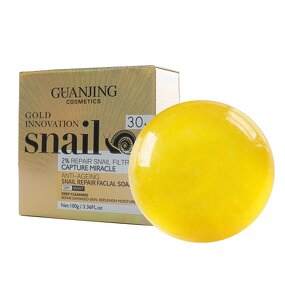 Guanjing Snail Face Solid Soap Manufacturer - Anti-Aging Refreshing Clean Bar