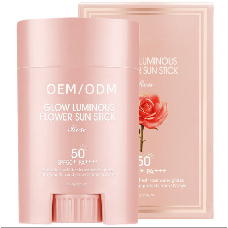 Sunscreen Stick Manufacturer - SPF50+ PA+++ UV Sun Protection Rose Balm