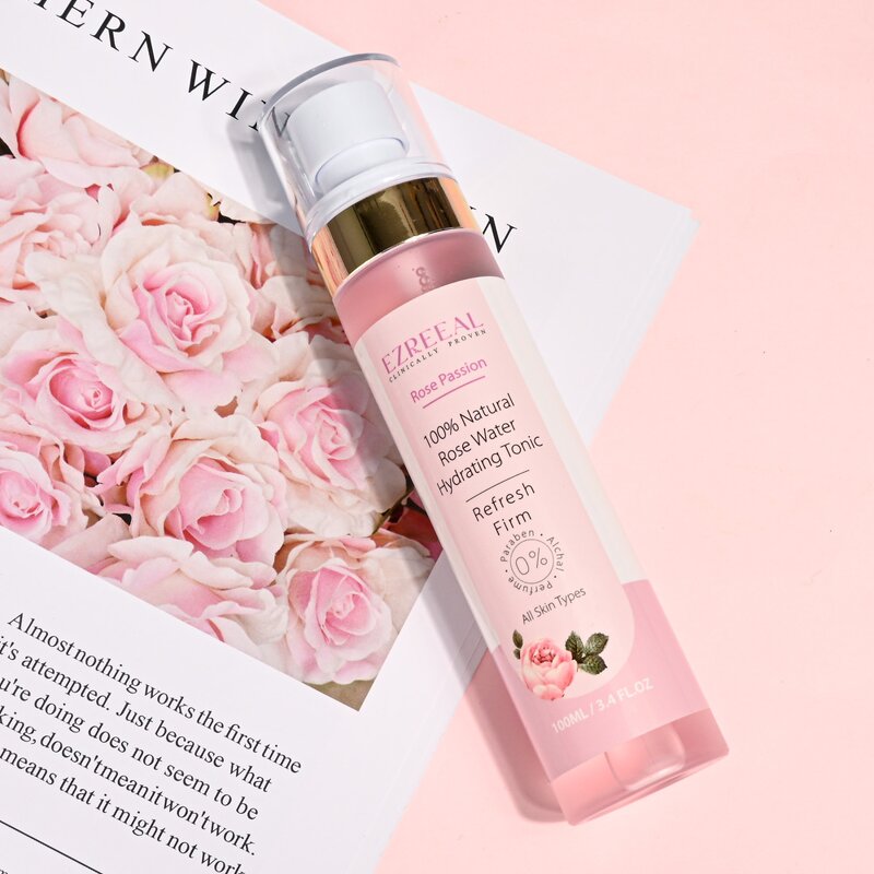 Rose Essence Toner Manufacturer - 100% Natural, Alcohol-Free for Pore Minimization & Deep Hydration